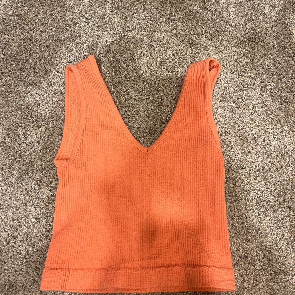 Kids Orange Crop Top